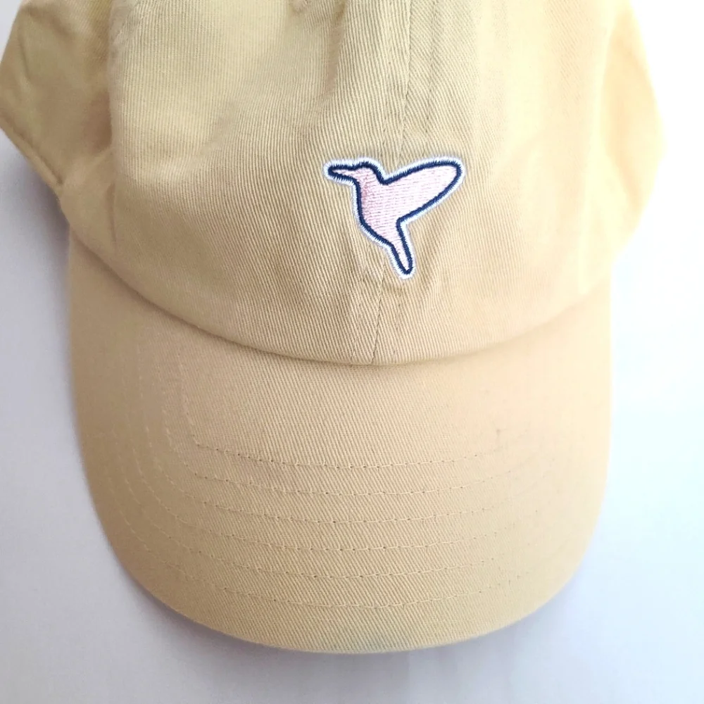 Birddogs Men's Neutral Khaki Minimalist Cotton Hat